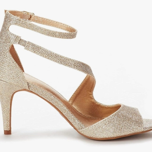 Dream Pairs Open Toe Stiletto Pumps - Picture 2 of 4